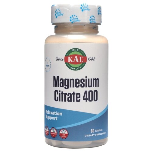 ������ ������ Magnesium Citrate 400 �� (������ ������) 60 �������� (KAL) ����