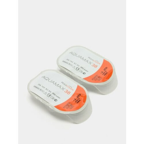 ������ ������ ���������� ����� Pegavision Aquamax 38, 2 ��., R 8,6, D -2,25, 1 ��. ����
