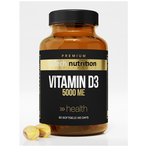 ������ ������ Premium Vitamin D3, 5000 ��, 0.7 �, 60 ��. ����