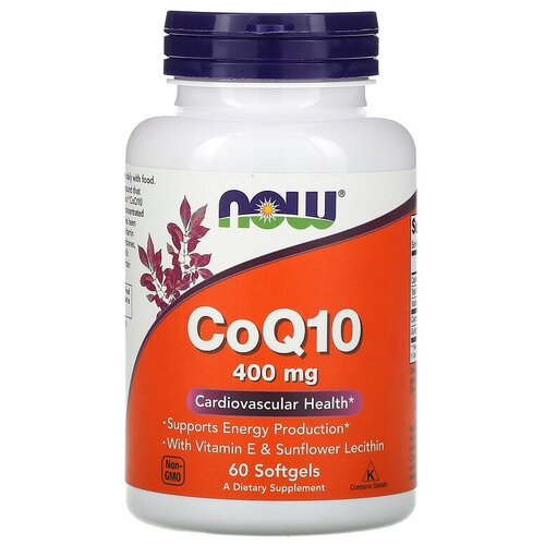 ������ ������ NOW CoQ10 400 �� � ��������� � � ��������� ������������� 400 �� 60 ��. 190 � ����