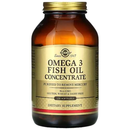 ������ ������ Solgar Omega-3 Fish Oil Concentrate ����., 150 ��, 300 �, 120 ��., ���� ����