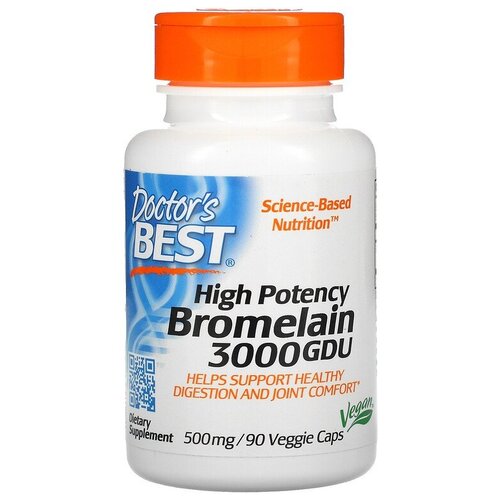 ������ ������ Doctor's Best High Potency Bromelain 3000 GDU 90 ��. 80 � 1 ��. ���������� ����