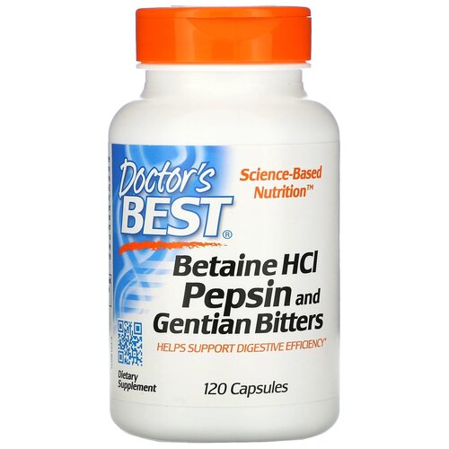 ������ ������ ������� Doctor's Best Betaine HCL Pepsin and Gentian Bitters, 100 �, 120 ��. ����