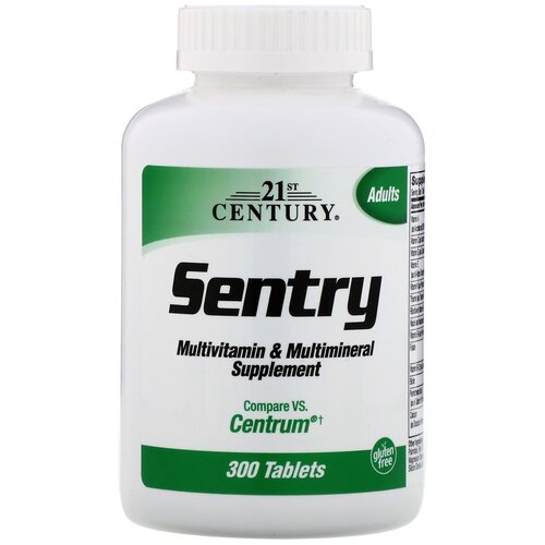 ������ ������ �������� 21st Century Sentry Multivitamin & Multimineral Supplement, 100 �, 300 ��. ����