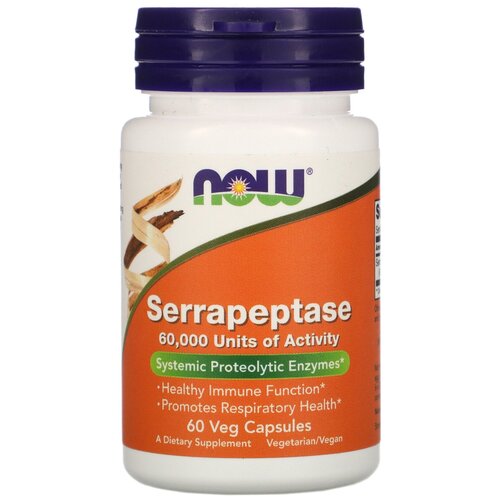������ ������ ������� NOW Serrapeptase, 80 �, 50 ��, 60 ��. ����