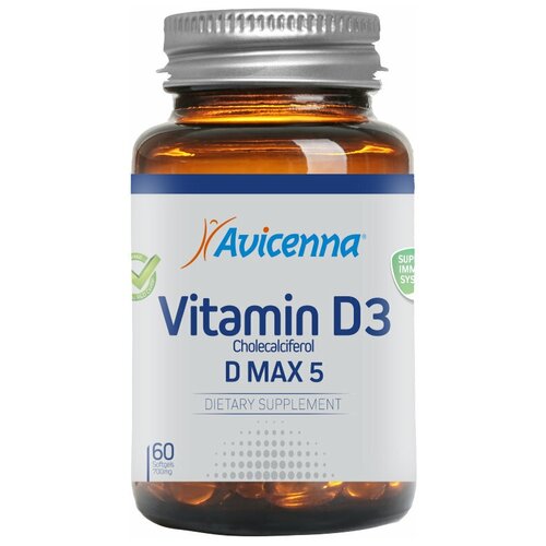 ������ ������ Avicenna Vitamin D3 ����., 5000 ��, 200 �, 60 ��. ����