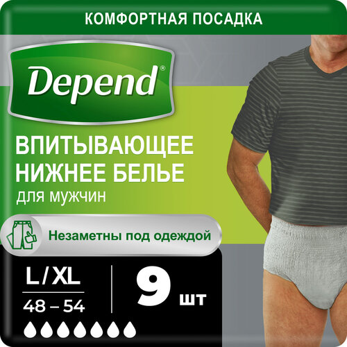 ������ ������ ����������� ������ ����� Depend ��� ������ L/XL (48-54), 9 ��., 1 ��, ����