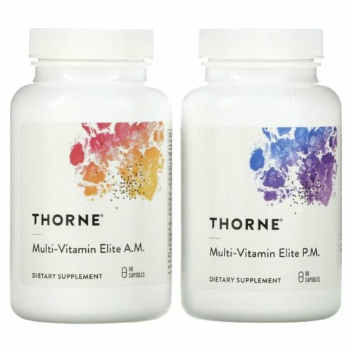 ������ ������ Thorne Research Multi-Vitamin Elite, �������������� ��� ������ ����� � �������, 2 �������, �� 90 ������ ����