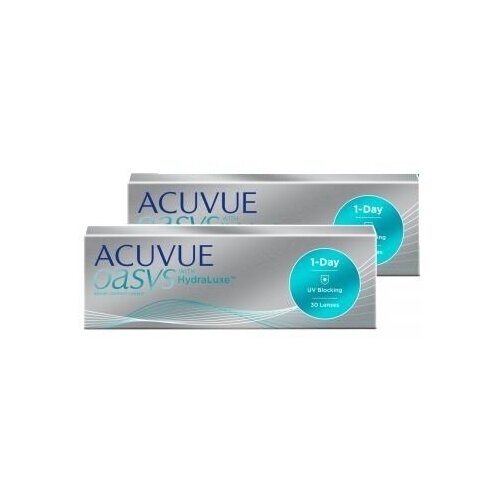 ������ ������ ���������� ����� ACUVUE OASYS 1-Day with HydraLuxe, 30 ��., R 8,5, D -2,75, 2 ��. ����