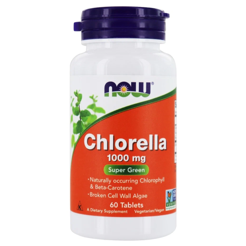 ������ ������ �������� NOW Chlorella, 100 �, 1000 ��, 60 ��. ����