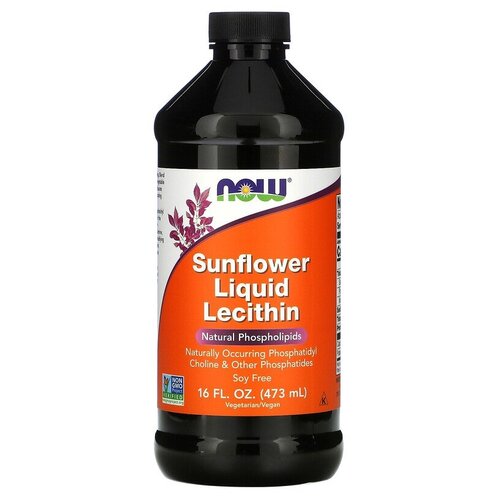 ������ ������ ������� NOW Sunflower Liquid Lecithin, 150 �, 473 �� ����