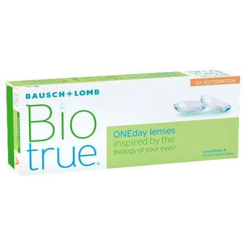 ������ ������ ����������� ���������� ����� BAUSCH+LOMB Biotrue Oneday for astigmatism, 30 ��., R 8,4, D -1,5,�CYL:�-2,75,�A�:�160, 1 ��. ����
