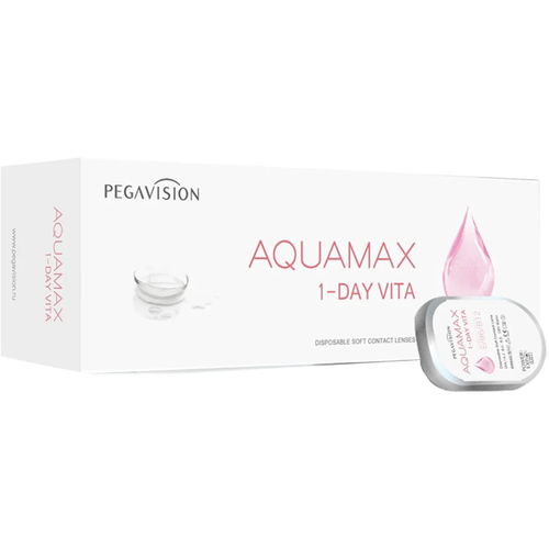 ������ ������ ����������� ���������� ����� Pegavision Aquamax 1 Day Vita, 30 ��., R 8,6, D -3,75, 1 ��. ����