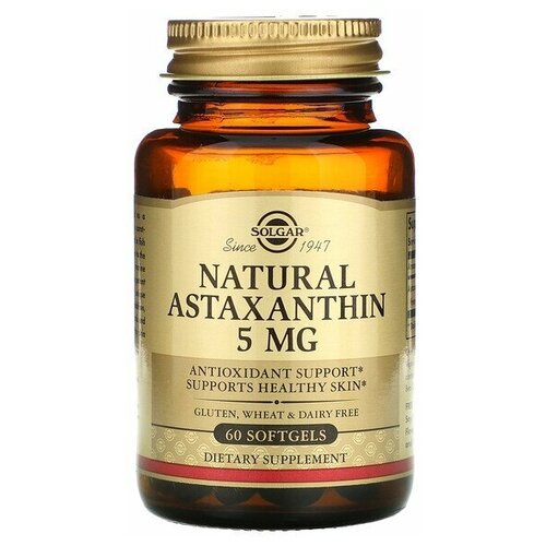 ������ ������ Solgar, ����������� �����������, 5 ��, 60 ������ ����������� ������ ����