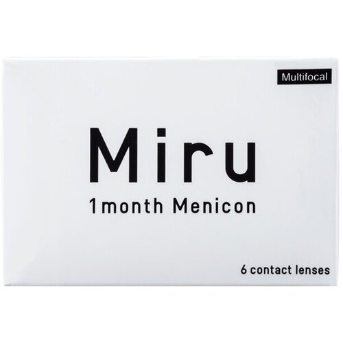 ������ ������ ���������� ����� �� ����� Menicon Miru 1month Multifocal, 6 ��., R 8,6, D -4,5, ADD: ������� ����