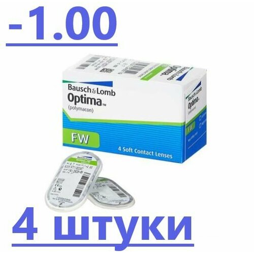 ������ ������ ���������� ����� Bausch & Lomb Optima FW/ B C 8.7/ 4 �����/-1.00 ����
