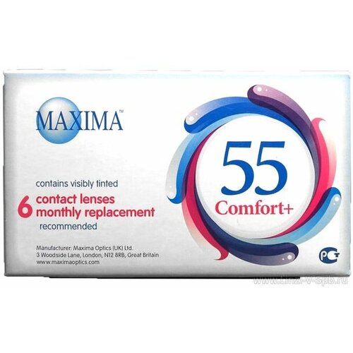 ������ ������ ���������� ����� Maxima 55 Comfort Plus, 6 ��., R 8,6, D -5,75, ����������, 1 ��. ����