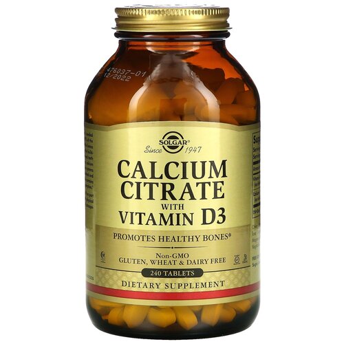 ������ ������ Solgar Calcium Citrate with Vitamin D3 ���., 240 ��. ����