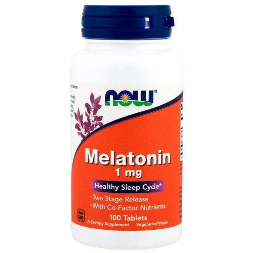 ������ ������ �������� NOW Melatonin, 1 ��, 100 ��. ����