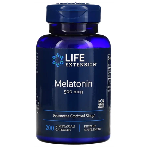 ������ ������ ������� Life Extension Melatonin, 500 ���, 200 ��. ����