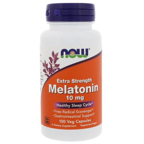 ������ ������ ������� NOW Melatonin, 60 �, 10 ��, 100 ��. ����