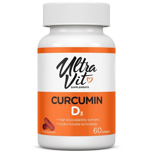 ������ ������ UltraVit Curcumin D3 ����., 200 ME, 45 �, 60 ��. ����