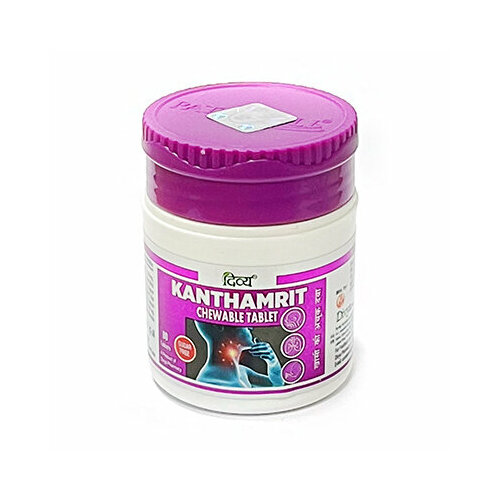������ ������ ����������� ������� �� ����� � ���� � ����� ��������� , ��� ������ / KANTHAMRIT CHEWABLE SUGAR FREE TABLET DIVYA, 80 ���. ����