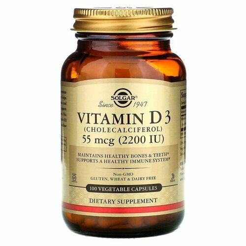������ ������ Solgar ������� D3, 2200��, 100 �������� ����