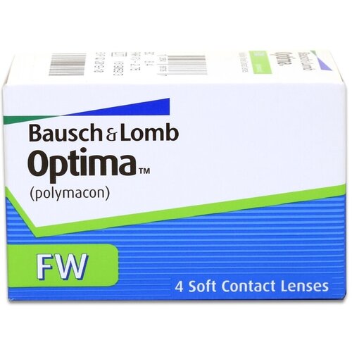 ������ ������ ���������� ����� Bausch & Lomb Optima FW, 4 ��., R 8,4, D -8 ����