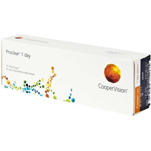 ������ ������ ����������� ���������� ����� CooperVision Proclear 1 Day, 30 ��., R 8,7, D -0,5, 1 ��. ����