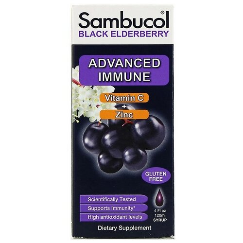 ������ ������ ����� Sambucol Black Elderberry Advanced Immune, 230 �, 120 �� ����
