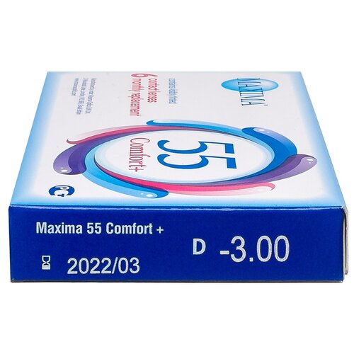 ������ ������ ���������� ����� Maxima 55 Comfort Plus, 6 ��., R 8,6, D -3, ����������, 1 ��. ����