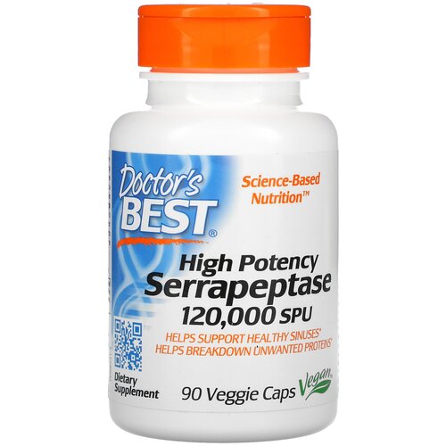 ������ ������ ������� Doctor's Best High Potency Serrapeptase, 8 �, 90 ��. ����