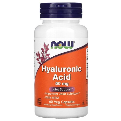 ������ ������ ������� NOW Hyaluronic Acid 50 ��, 80 �, 50 ��, 60 ��. ����