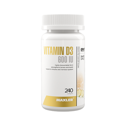 ������ ������ MAXLER Vitamin D3 ����., 250 �, 240 ��. ����