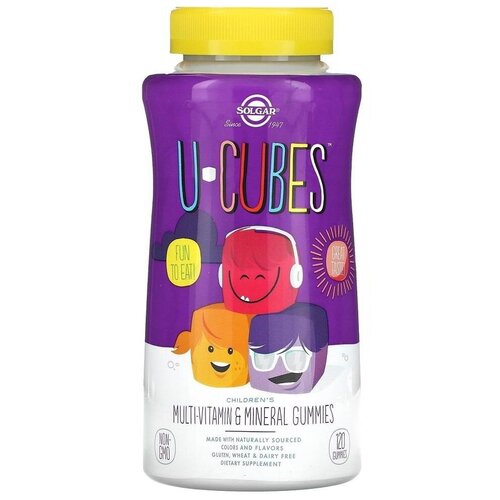������ ������ Solgar U-Cubes Multi-Vitamin & Mineral 120 ���. ����. (Solgar) ����