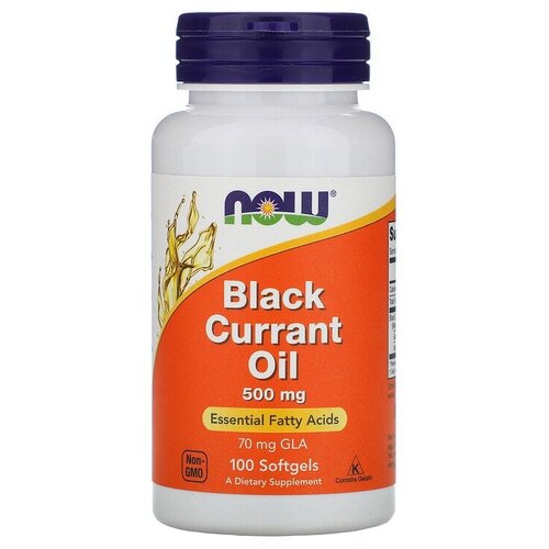 ������ ������ ������� NOW Black Currant Oil 500 ��, 120 �, 100 ��, 500 ��, 100 ��. ����