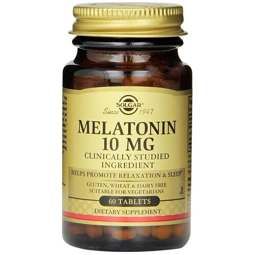 ������ ������ �������� SOLGAR Melatonin 10 ��, 100 �, 10 ��, 60 ��. ����