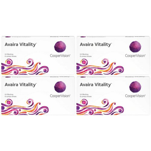 ������ ������ ���������� ����� CooperVision Avaira Vitality, 6 ��., R 8,4, D -2,25, 4 ��. ����