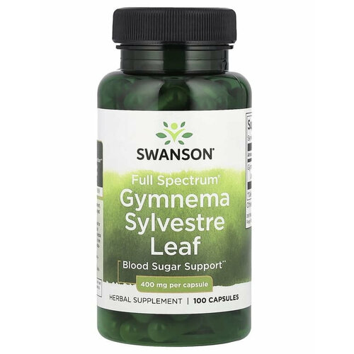 ������ ������ Swanson Gymnema Sylvestre Leaf Full Spectrum 400 �� 100 ������ ����