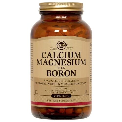 ������ ������ �������� SOLGAR Calcium Magnesium Plus Boron, 250 ��. ����
