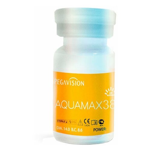 ������ ������ ���������� ����� Pegavision Aquamax 38, 1 ��., R 8,6, D -11,5, 1 ��. ����
