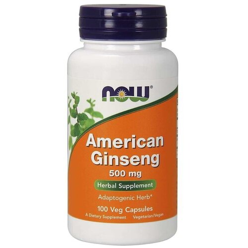������ ������ ������� NOW American Ginseng, 90 �, 500 ��, 100 ��. ����