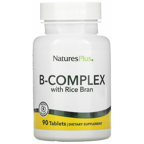 ������ ������ NaturesPlus B-Complex with Rice Bran (�-�������� � �������� ��������) 90 �������� (NaturesPlus) ����