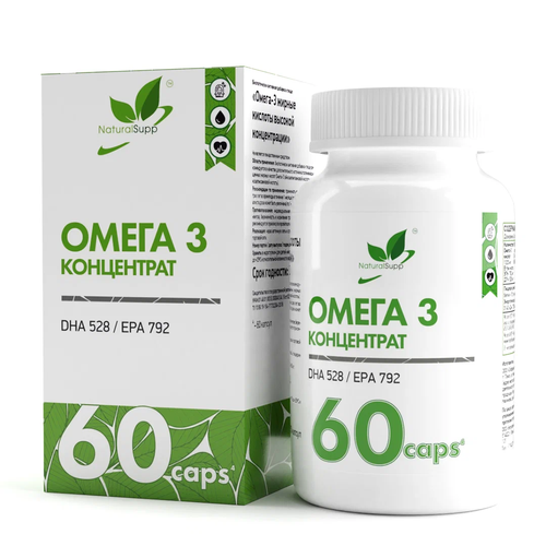 ������ ������ ������� NaturalSupp Omega 3 Concentrate 60%, 144 �, 60 ��. ����