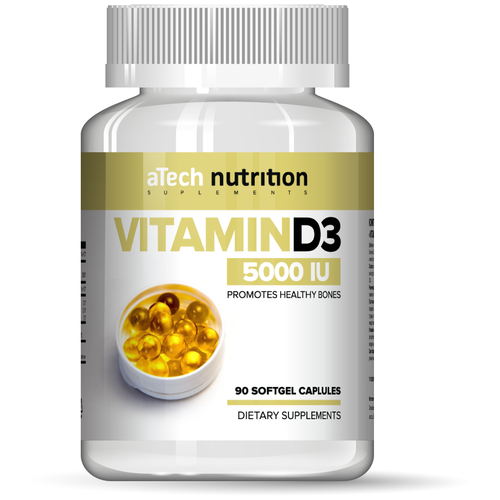 ������ ������ Vitamin D3 ����. ����., 5000 ��, 80 �, 90 ��. ����