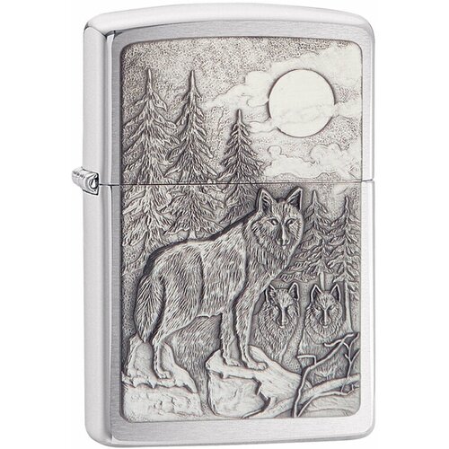 ������ ������ ��������� Zippo 20855 ���������� Brushed Chrome ����