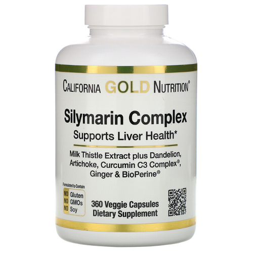 ������ ������ California Gold Nutrition Silymarin Complex ����., 20 �, 360 ��., 1 ��. ����