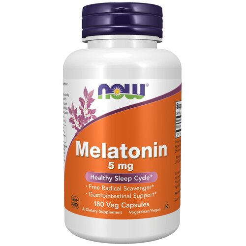 ������ ������ ������� NOW Melatonin, 88 �, 5 ��, 180 ��. ����