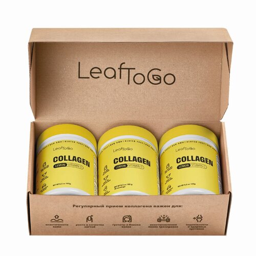 ������ ������ LeafToGo Collagen + Vitamin C ���. ����